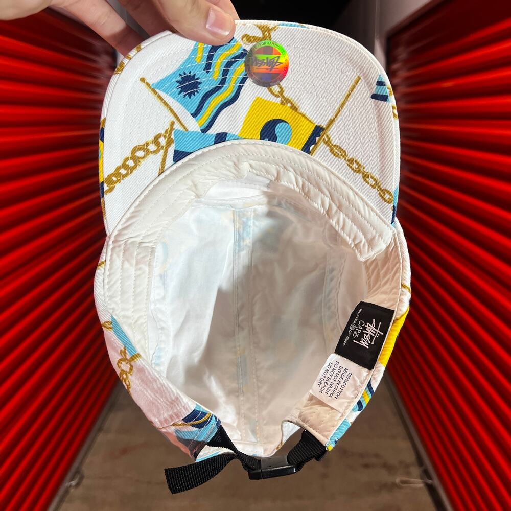 Stüssy All-Over Chain Print Camp Hat - Picture 4 of 5